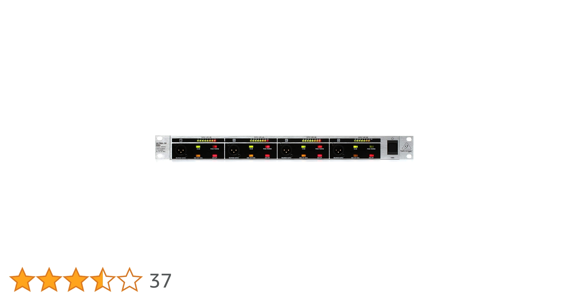 ベリンガーULTRA-DI PRO DI4000 アクティブDIボックス Amazon.com: Behringer ULTRA-DI PRO DI4000 Professional 4